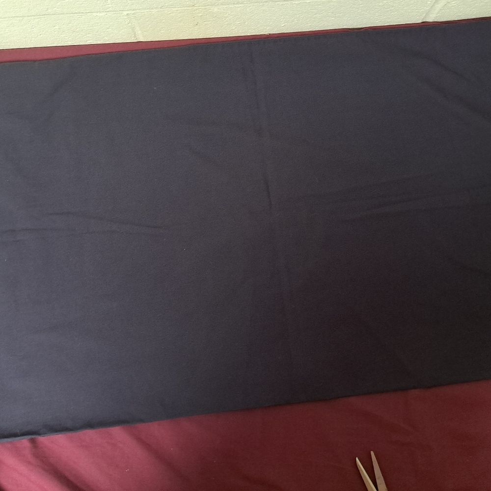 Cannon 2 Pc Dark Blue With White Pipping King Size Pillowcases.